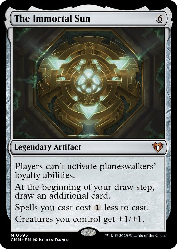 0393 The Immortal Sun M Commander Masters