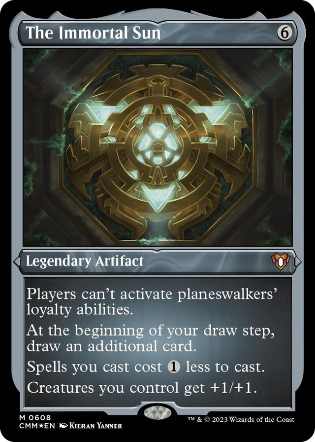 0608 The Immortal Sun (Foil Etched) M Commander Masters