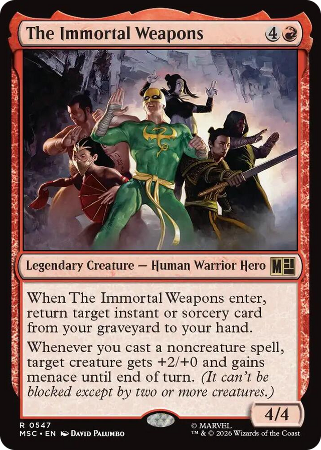 0547 The Immortal Weapons R Commander: Marvel Super Heroes