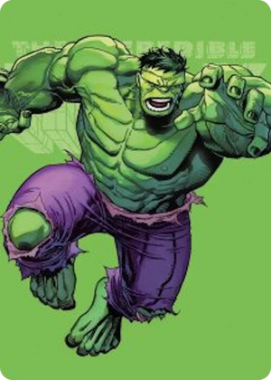 0028 The Incredible Hulk Art Card S Art Series: Marvel Super Heroes