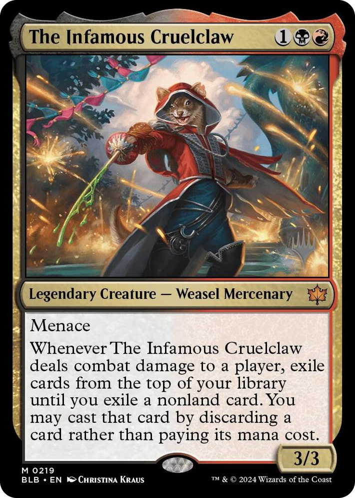 0219 The Infamous Cruelclaw M Promo Pack: Bloomburrow