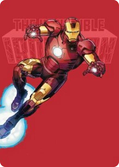 The Invincible Iron Man Art Card #29 S - Art Series: Marvel Super Heroes Pokemon card