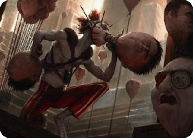 0018 The Jolly Balloon Man Art Card S Art Series: Duskmourn: House of Horror
