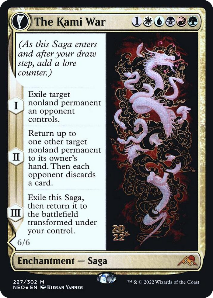 The Kami War #227 M - Prerelease Cards Pokemon card
