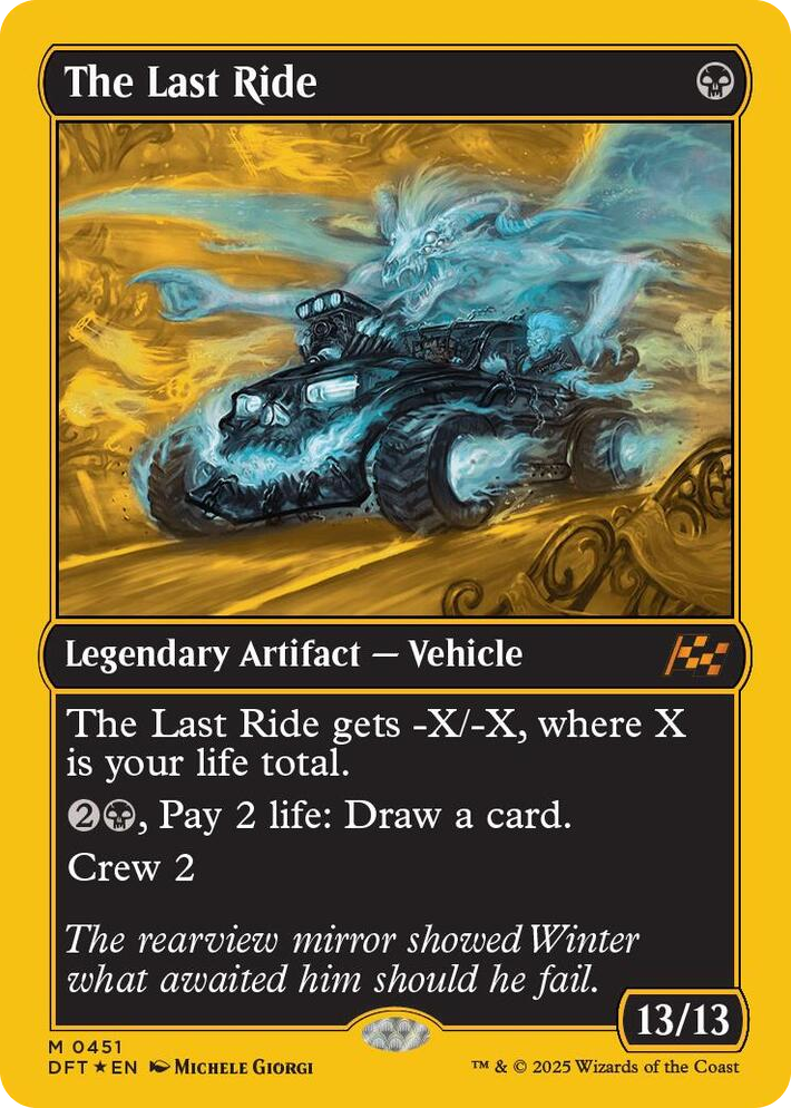 0451 The Last Ride (First-Place Foil) M Aetherdrift