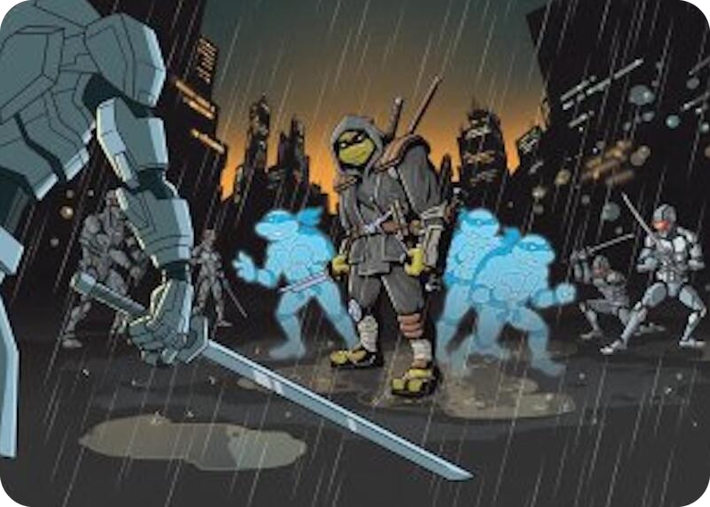 0023 The Last Ronin's Technique Art Card S Art Series: Teenage Mutant Ninja Turtles