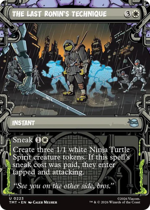 0223 The Last Ronin's Technique (Showcase) U Teenage Mutant Ninja Turtles