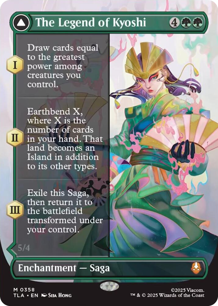 0358 The Legend of Kyoshi (Borderless) M The Last Airbender