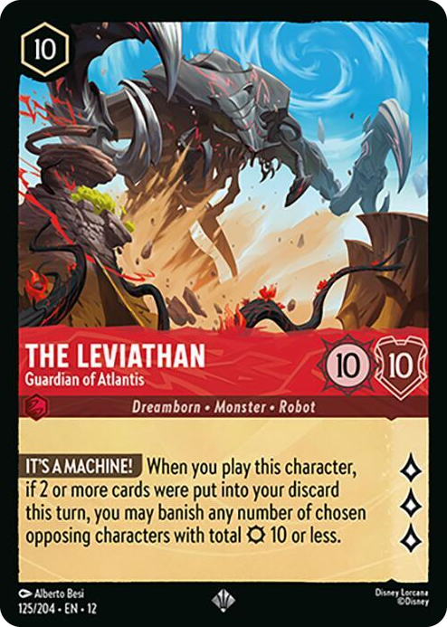 0125 The Leviathan - Guardian of Atlantis Super Rare Wilds Unknown