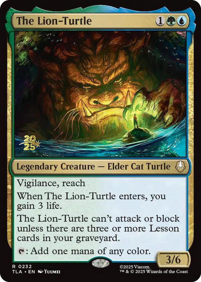 The Lion-Turtle #232 R - Prerelease Cards Pokemon card