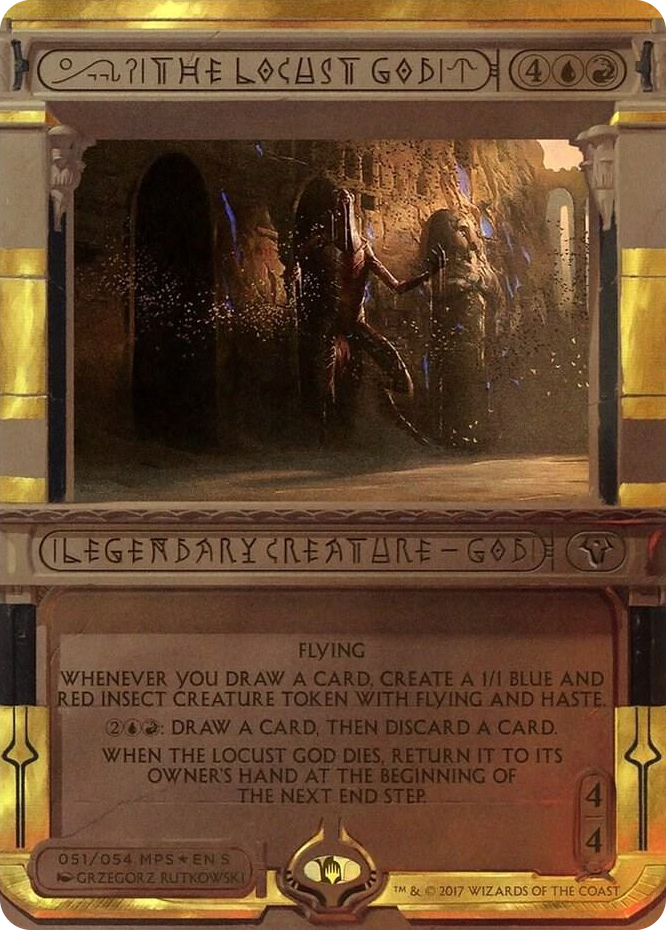The Locust God #51 M - Masterpiece Series: Amonkhet Invocations Pokemon card