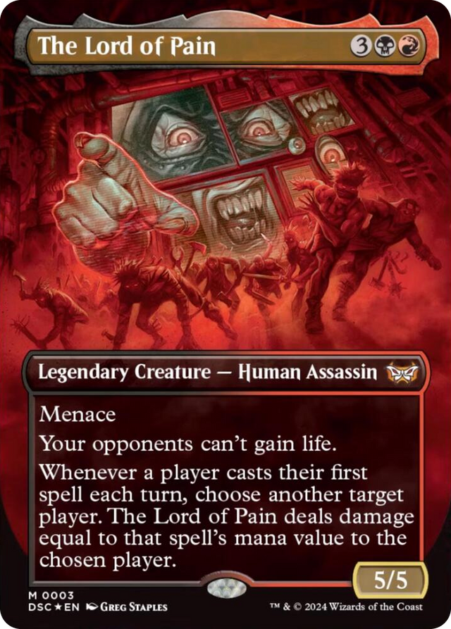 0003 The Lord of Pain (Borderless) M Commander: Duskmourn: House of Horror