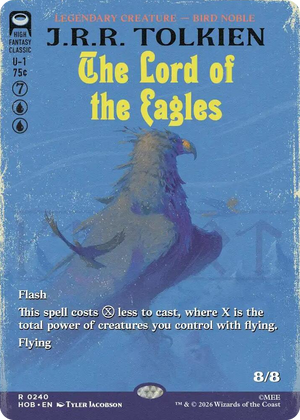 0240 The Lord of the Eagles (Borderless) R The Hobbit