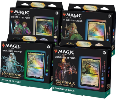 The Lord of the Rings: Tales of Middle-earth Commander Decks [Set of 4]