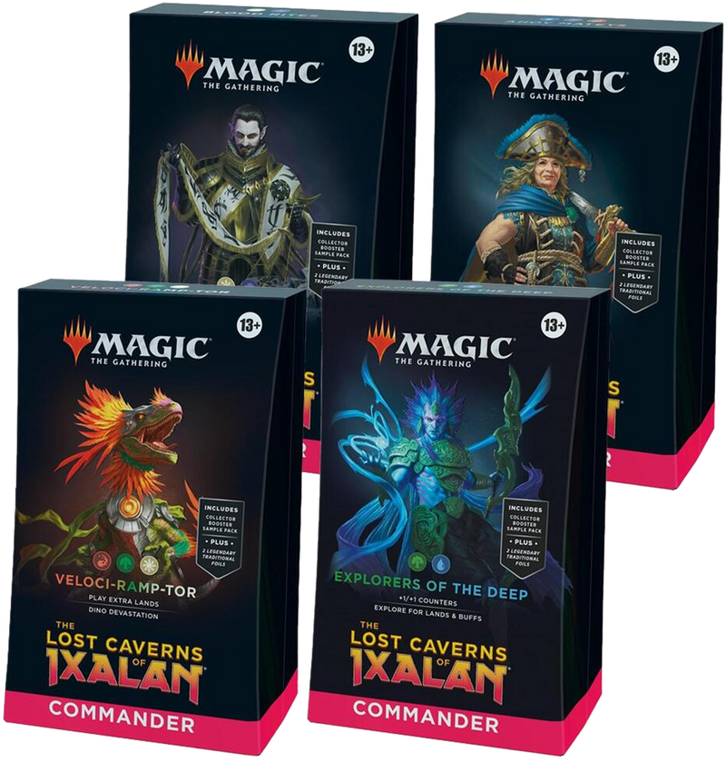 The Lost Caverns of Ixalan Commander Deck Case - Commander: The Lost Caverns of Ixalan sealed product
