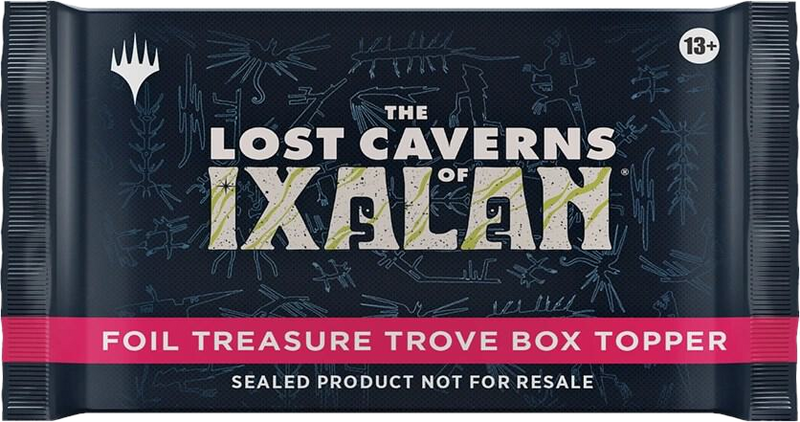 The Lost Caverns of Ixalan - Foil Treasure Trove Box Topper Pack - The Lost Caverns of Ixalan sealed product
