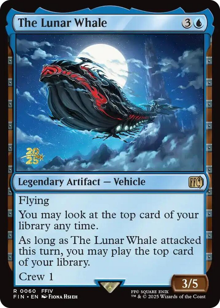 The Lunar Whale #60 R - Prerelease Cards Pokemon card