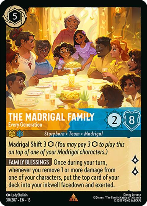 The Madrigal Family - Every Generation #30 Rare - Attack of the Vine! Pokemon card