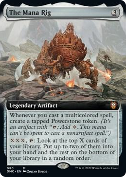 0080 The Mana Rig (Extended Art) M Commander: Dominaria United