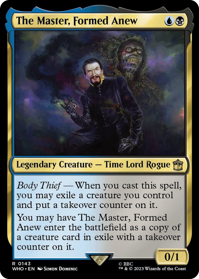 0143 The Master, Formed Anew R Universes Beyond: Doctor Who