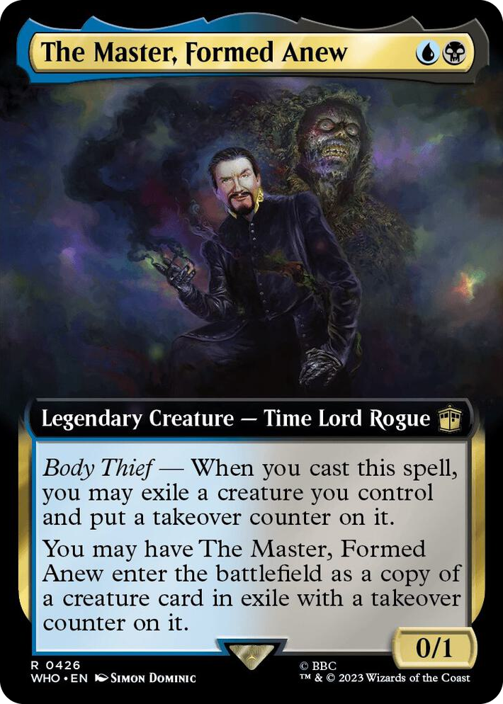 0426 The Master, Formed Anew (Extended Art) R Universes Beyond: Doctor Who