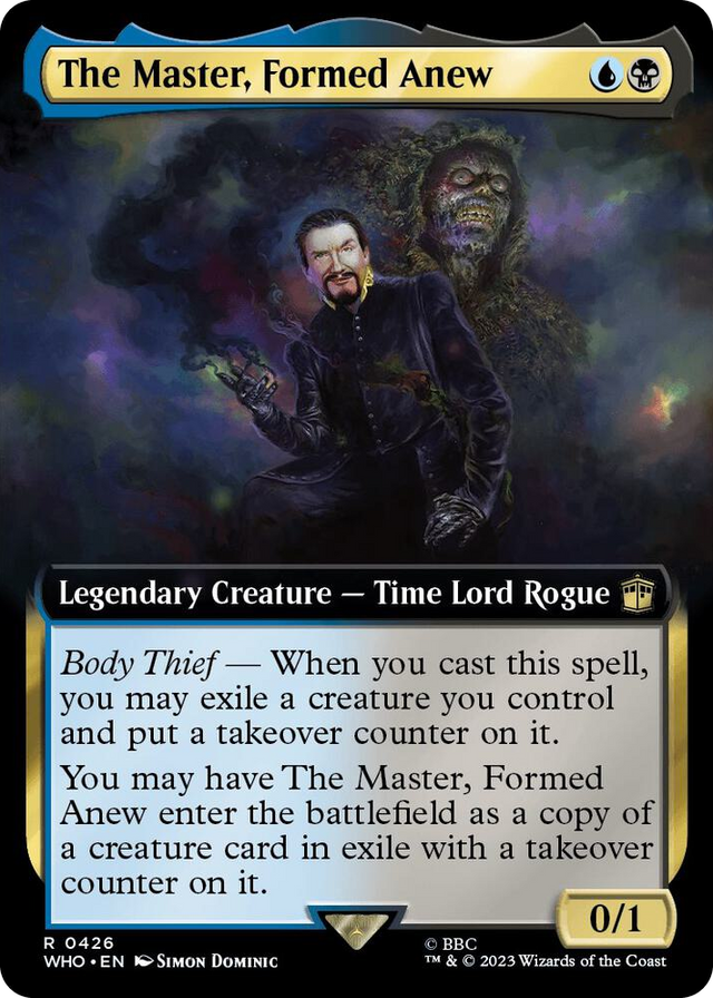 0426 The Master, Formed Anew (Extended Art) R Universes Beyond: Doctor Who