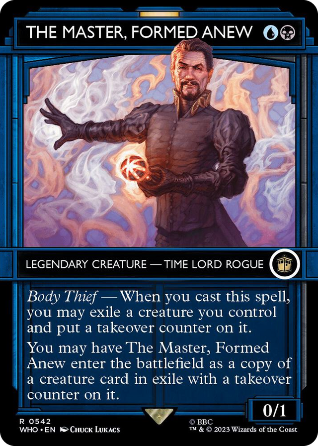 0542 The Master, Formed Anew (Showcase) R Universes Beyond: Doctor Who