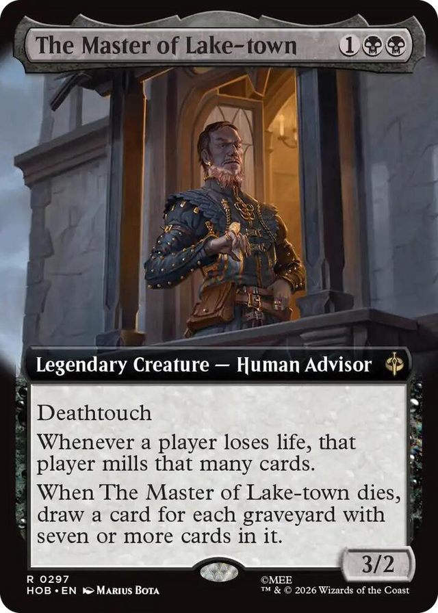 0297 The Master of Lake-town (Extended Art) R The Hobbit