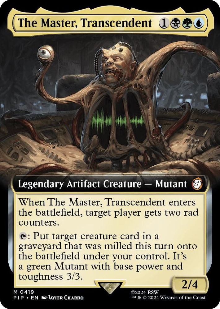 0419 The Master, Transcendent (Extended Art) M Universes Beyond: Fallout
