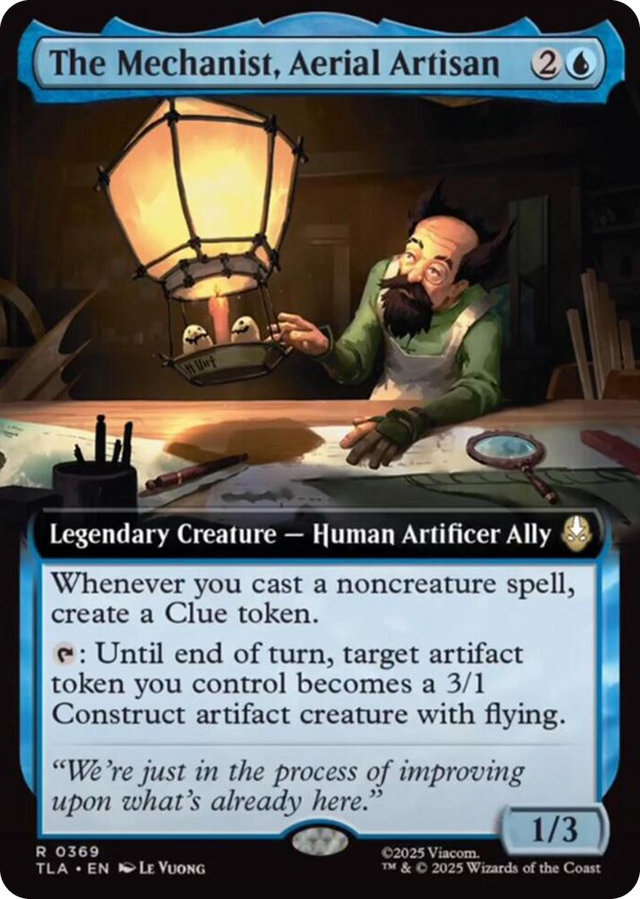 0369 The Mechanist, Aerial Artisan (Extended Art) R The Last Airbender