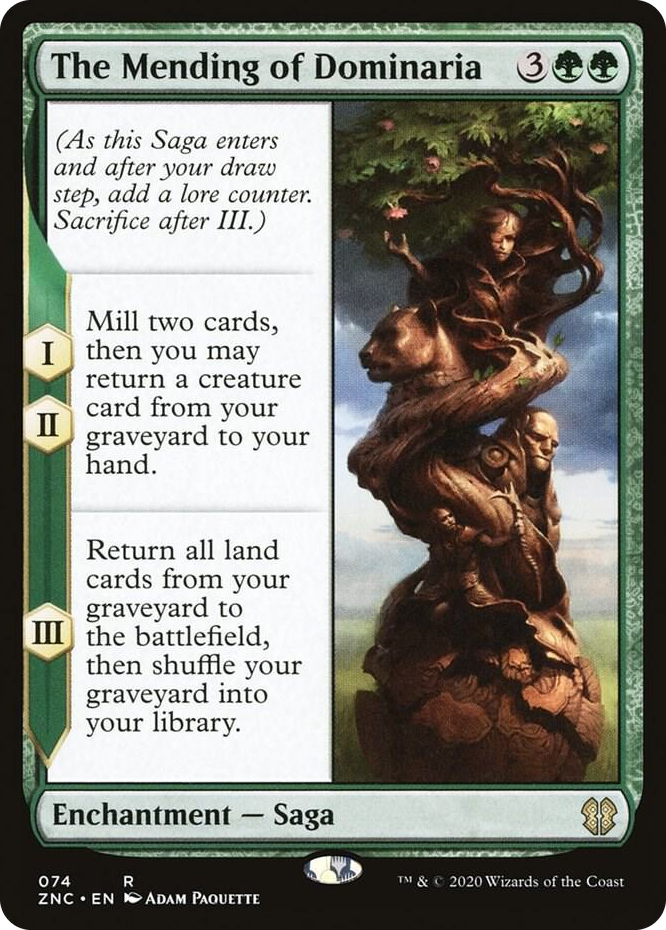 0074 The Mending of Dominaria R Commander: Zendikar Rising