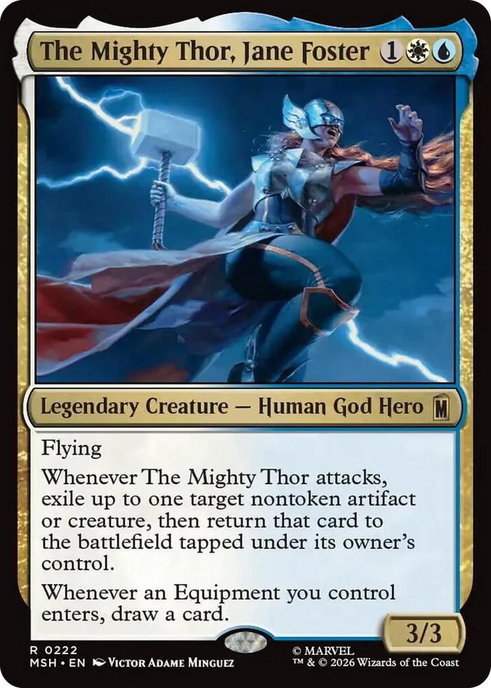 0222 The Mighty Thor, Jane Foster R Marvel Super Heroes