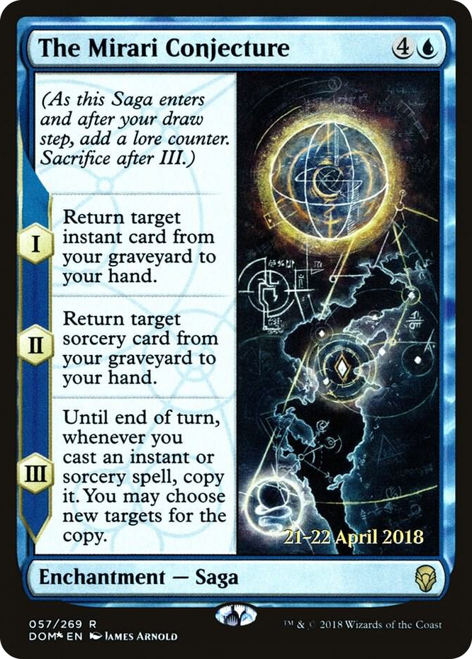 0057 The Mirari Conjecture R Prerelease Cards