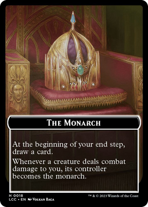 0018 The Monarch // Pirate Double-Sided Token T Commander: The Lost Caverns of Ixalan
