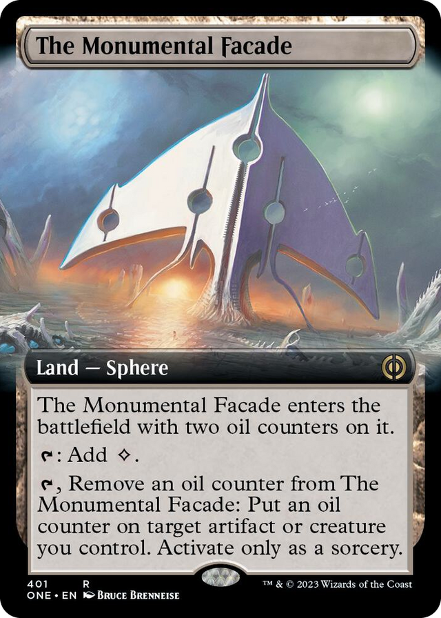 0401 The Monumental Facade (Extended Art) R Phyrexia: All Will Be One