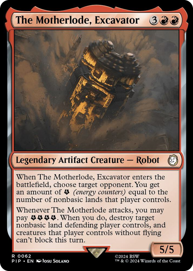 0062 The Motherlode, Excavator R Universes Beyond: Fallout