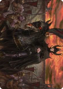 0018 The Mouth of Sauron Art Card S Art Series: Universes Beyond: The Lord of the Rings: Tales of Middle-earth