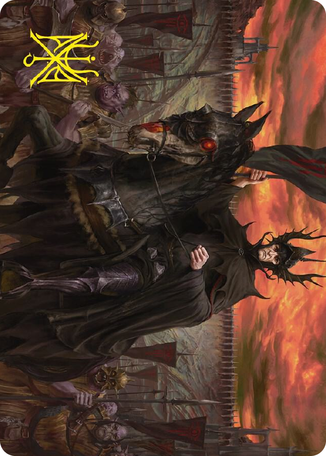The Mouth of Sauron Art Card (Gold-Stamped Signature) #18 S - Art Series: Universes Beyond: The Lord of the Rings: Tales of Middle-earth Pokemon card