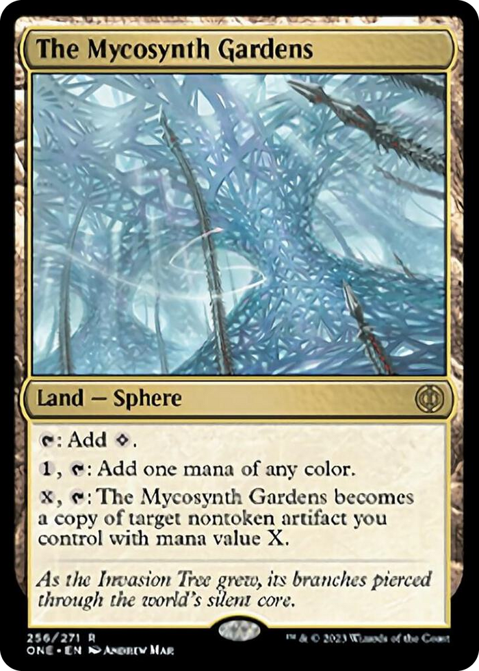 The Mycosynth Gardens #256 R - Phyrexia: All Will Be One Pokemon card