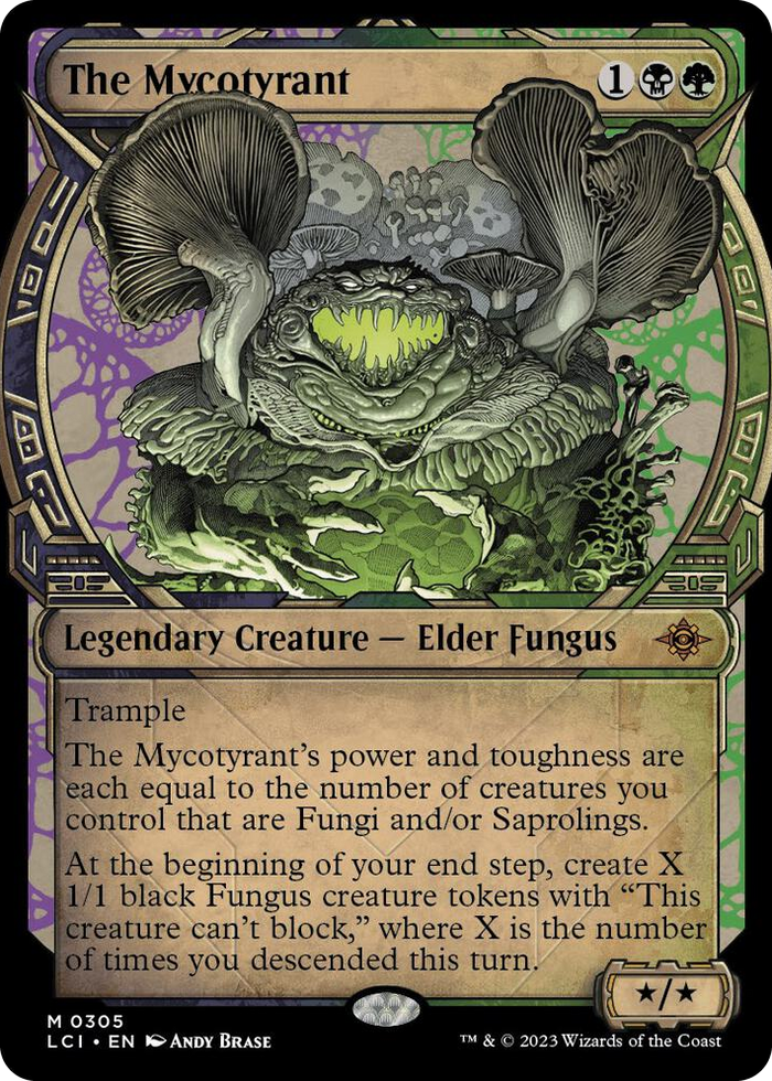 The Mycotyrant (Showcase) #305 M - The Lost Caverns of Ixalan Pokemon card