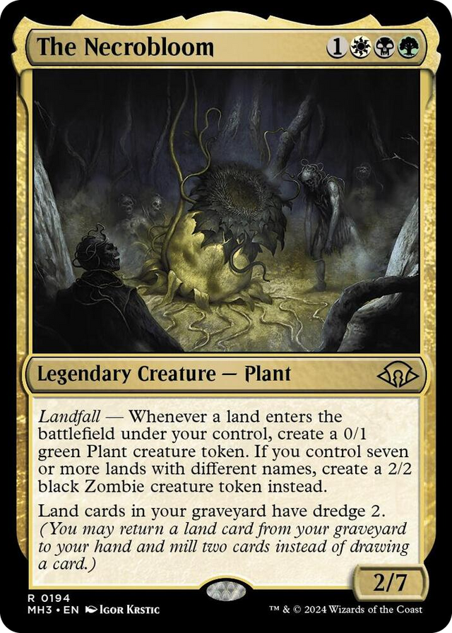 0194 The Necrobloom R Modern Horizons 3