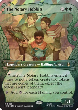 0268 The Notary Hobbits (Showcase) (Surge Foil) R The Hobbit