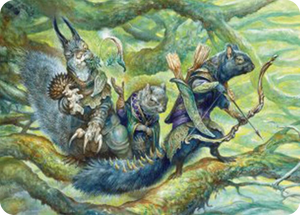 0032 The Odd Acorn Gang Art Card S Art Series: Bloomburrow
