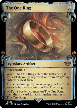 0697 The One Ring (Showcase Scrolls) M Universes Beyond: The Lord of the Rings: Tales of Middle-earth