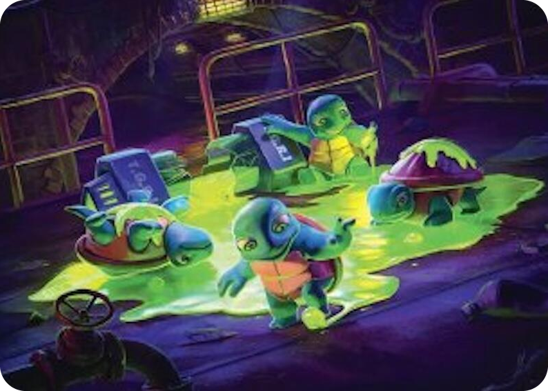 0018 The Ooze Art Card S Art Series: Teenage Mutant Ninja Turtles