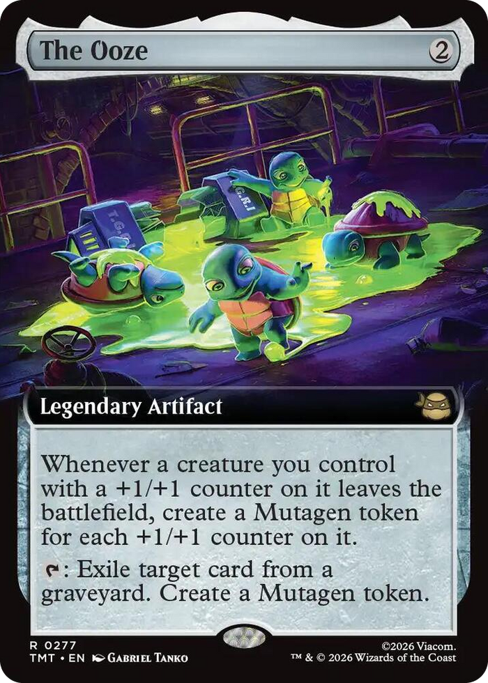 The Ooze (Extended Art) #277 R - Teenage Mutant Ninja Turtles Pokemon card
