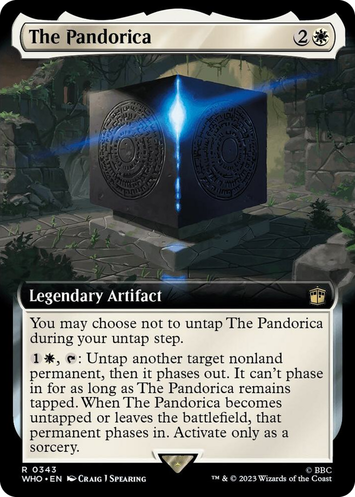 The Pandorica (Extended Art) #343 R - Universes Beyond: Doctor Who Pokemon card