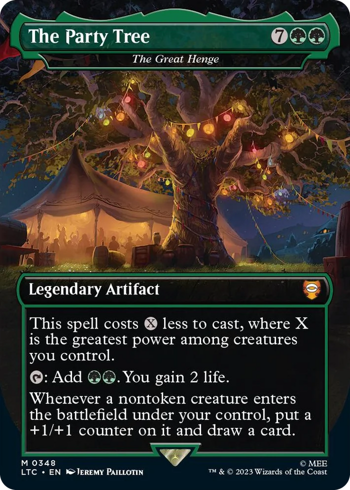 0348 The Party Tree - The Great Henge (Borderless) M Commander: The Lord of the Rings: Tales of Middle-earth