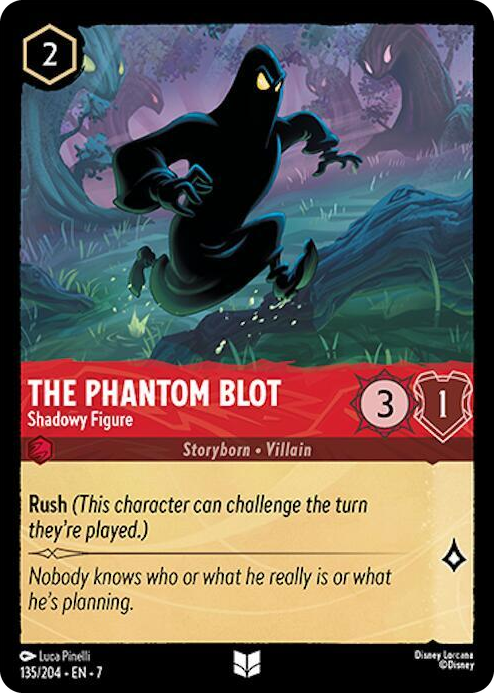 0135 The Phantom Blot - Shadowy Figure Uncommon Archazia's Island