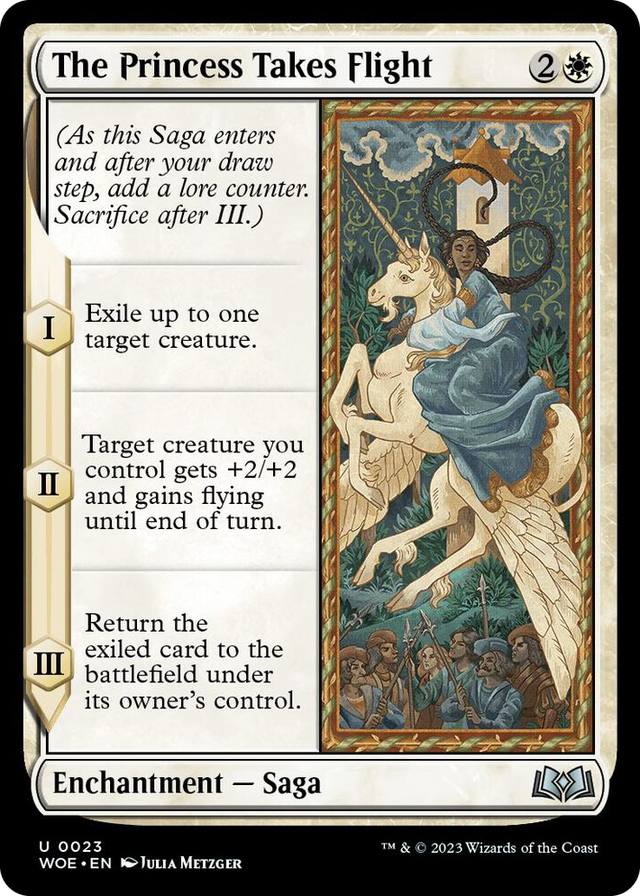 0023 The Princess Takes Flight U Wilds of Eldraine